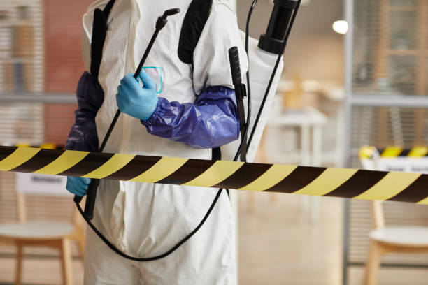 Professional Blood Cleanup technician working in Inland, NE